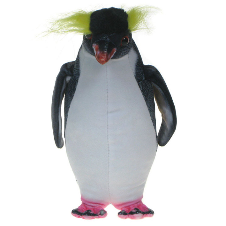 Barwne Zoo: Maskotka pingwin skalny 23cm