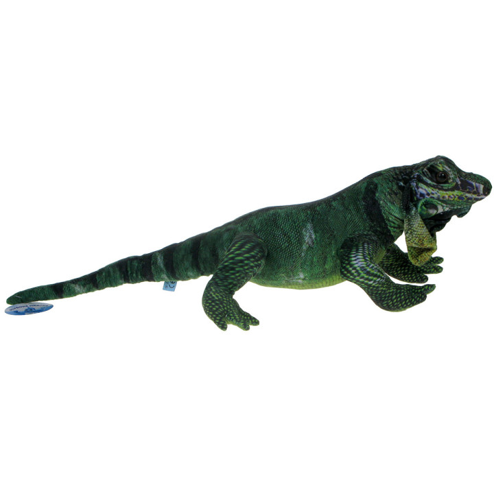 Barwne Zoo: Maskotka iguana, jaszczurka, legwan zielony, 60cm