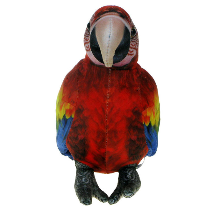 Barwne Zoo: Maskotka Papuga Ara żółtoskrzydła 20cm