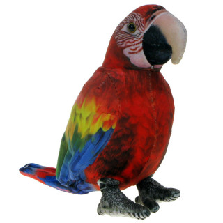 Barwne Zoo: Maskotka Papuga Ara żółtoskrzydła 20cm