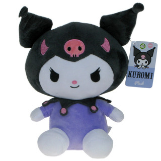 Hello Kitty and Friends - maskotka króliczek Kuromi 25cm fioletowo-czarna
