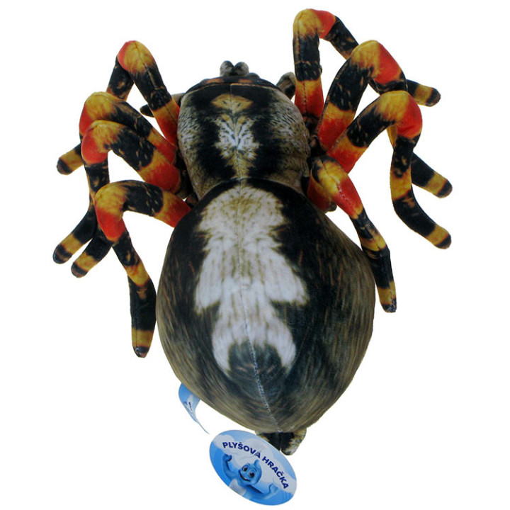 Barwne Zoo: Maskotka pająk tarantula 28cm