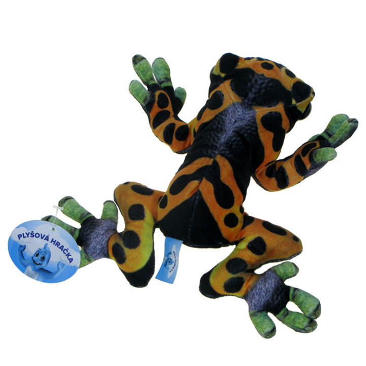 Barwne Zoo: Maskotka Żaba (drzewołaz żółtopasy) 20cm