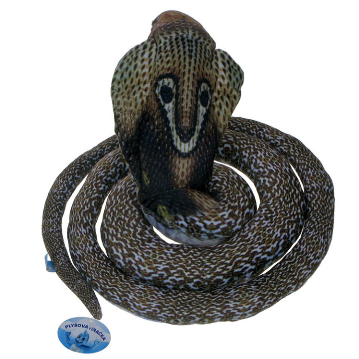 Barwne Zoo: Maskotka Wąż Kobra 180cm