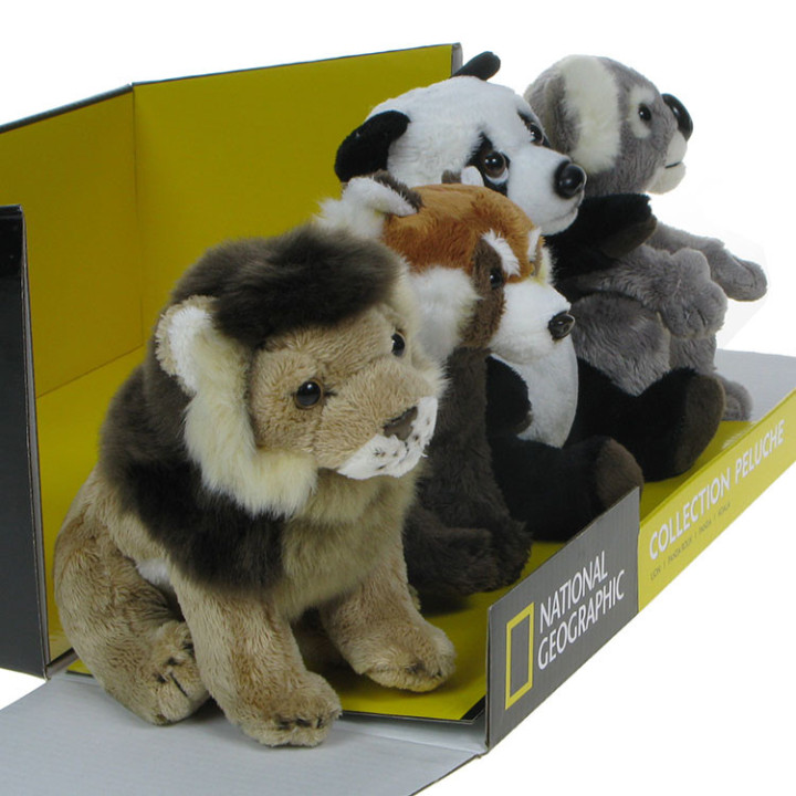 Pluszowe Zoo: Zestaw czterech maskotek National Geographic