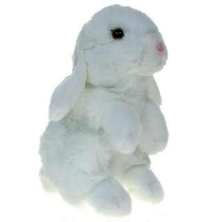 Maskotka Królik, króliczek miniaturka 20cm biały