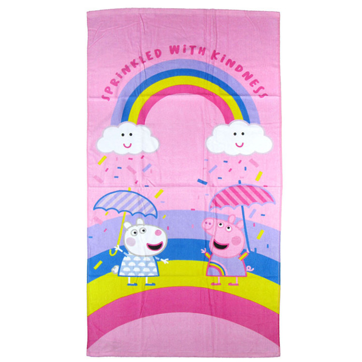 Ręcznik kąpielowy, plażowy Świnka Peppa