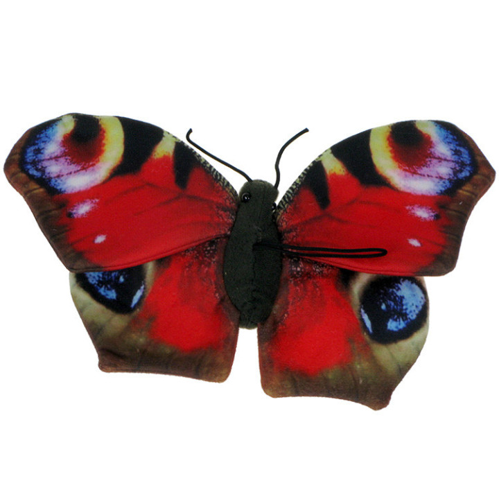 Pluszowe Zoo: Maskotka Motyl (Rusałka pawik) 23cm x 15cm