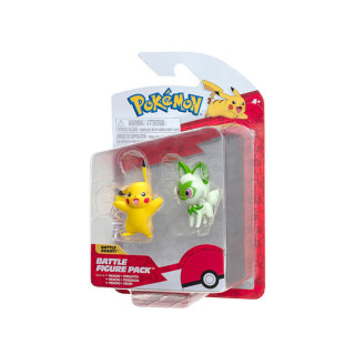 Pokemon - komplet 2 figurek - 49747 Pikachu + Sprigatito
