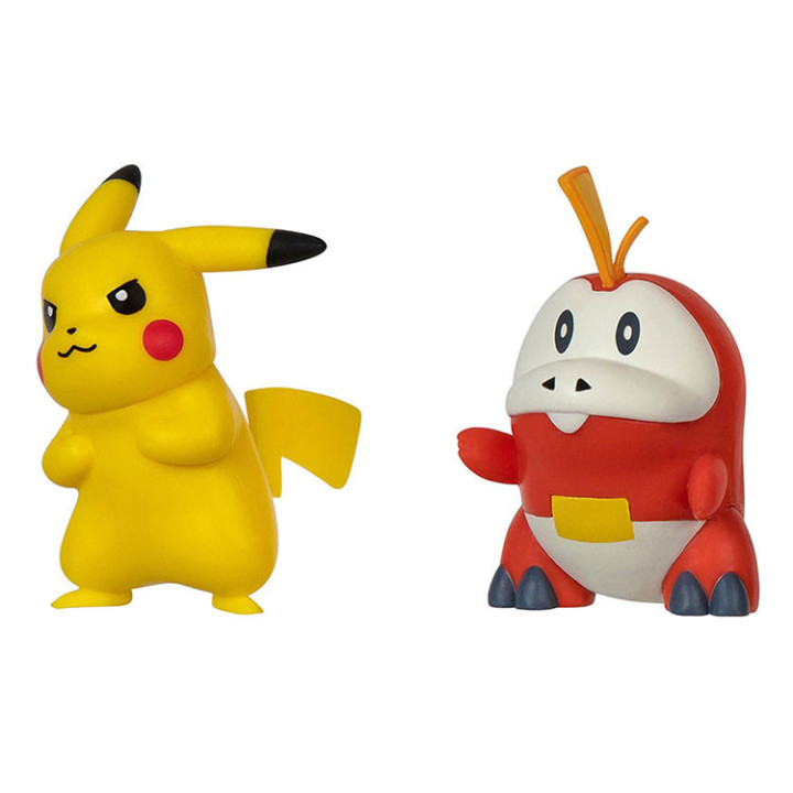 Pokemon - komplet 2 figurek - 49745 Pikachu + Fueococo