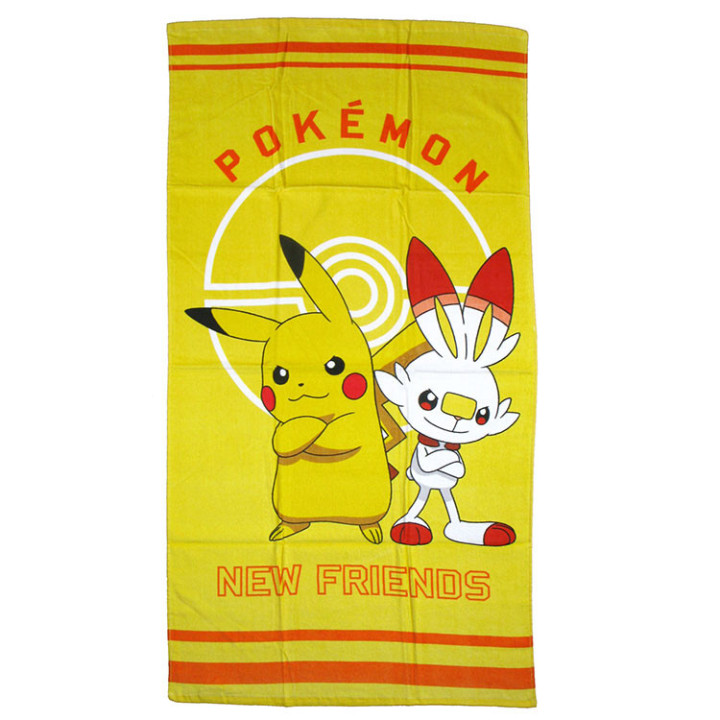 Ręcznik kąpielowy Pokemon (005571) Pikachu i Scorbunny