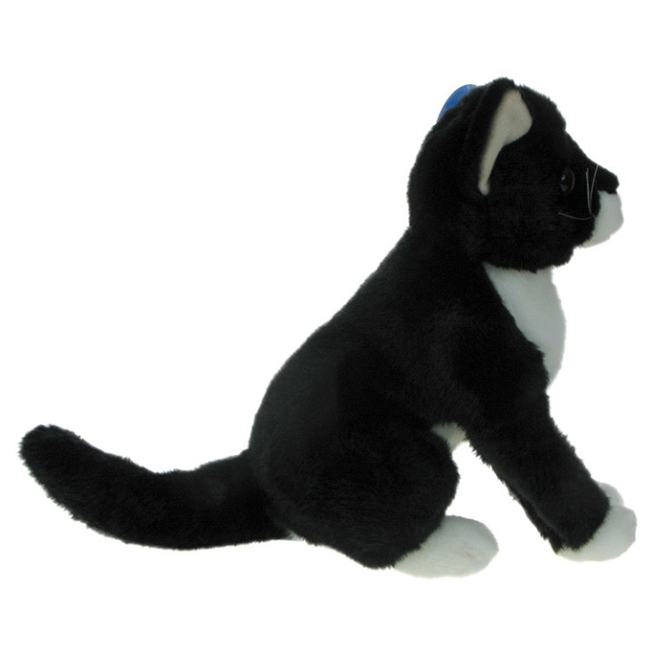 Pluszowe ZOO: Maskotka Kotek siedzący czarny 28cm