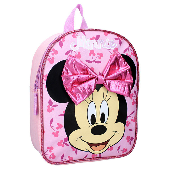 Plecak Myszka Minnie z odstającą różową kokardą