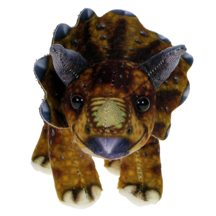 Barwne Prehistoryczne Zoo: Maskotka dinozaur Triceratops