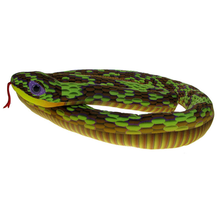 Barwne Zoo: Maskotka Wąż 230cm zielono - brązowy