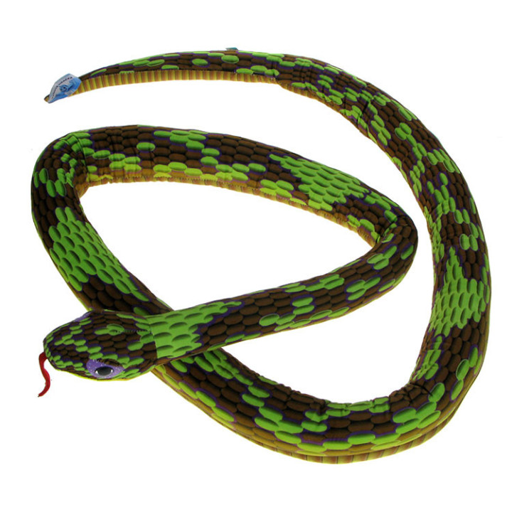Barwne Zoo: Maskotka Wąż 230cm zielono - brązowy