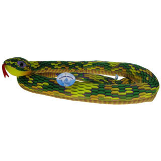 Barwne Zoo: Maskotka Wąż 230cm zielono - żółty