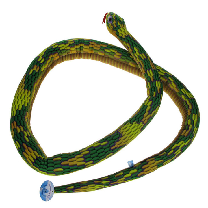 Barwne Zoo: Maskotka Wąż 230cm zielono - żółty