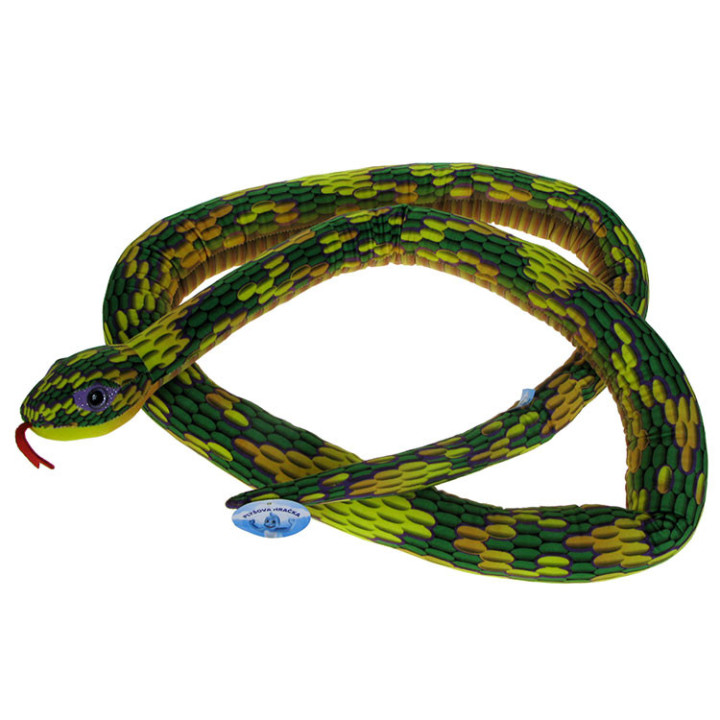 Barwne Zoo: Maskotka Wąż 230cm zielono - żółty