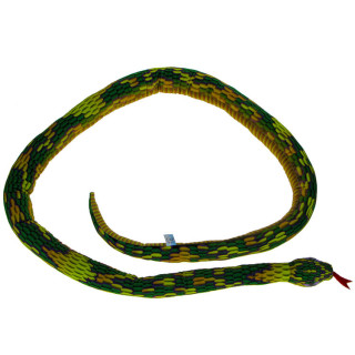 Barwne Zoo: Maskotka Wąż 180cm zielono - żółty