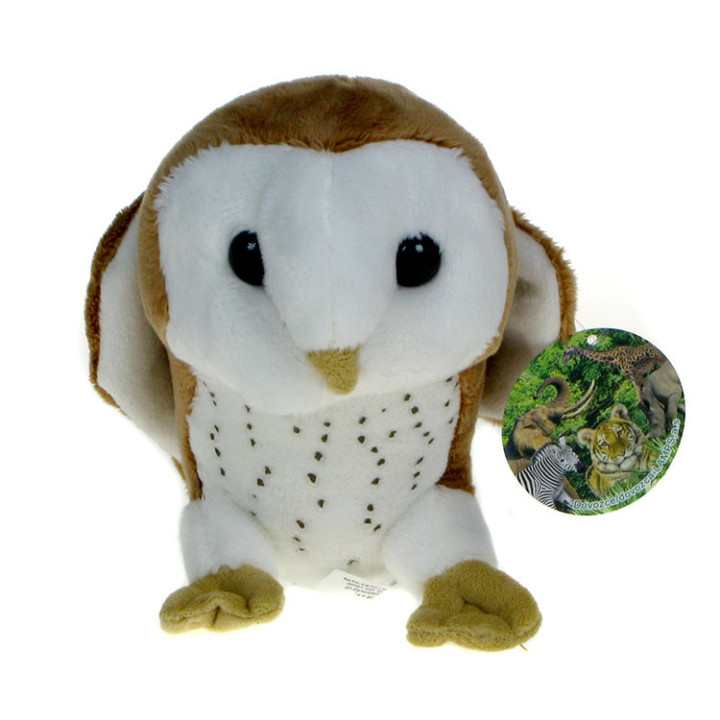 Maskotka Sowa płomykówka 17cm
