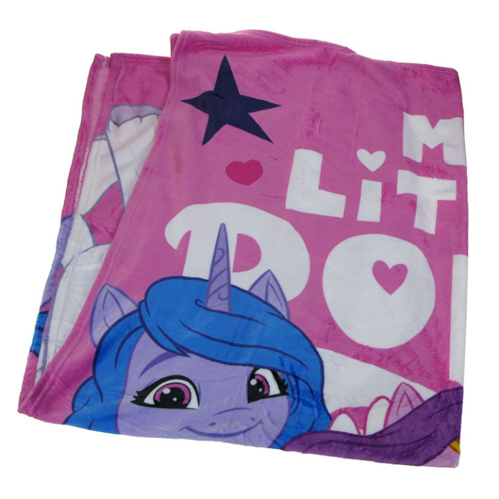 Koc pluszowy My Little Pony 130cm x 170cm Nowe Pokolenie