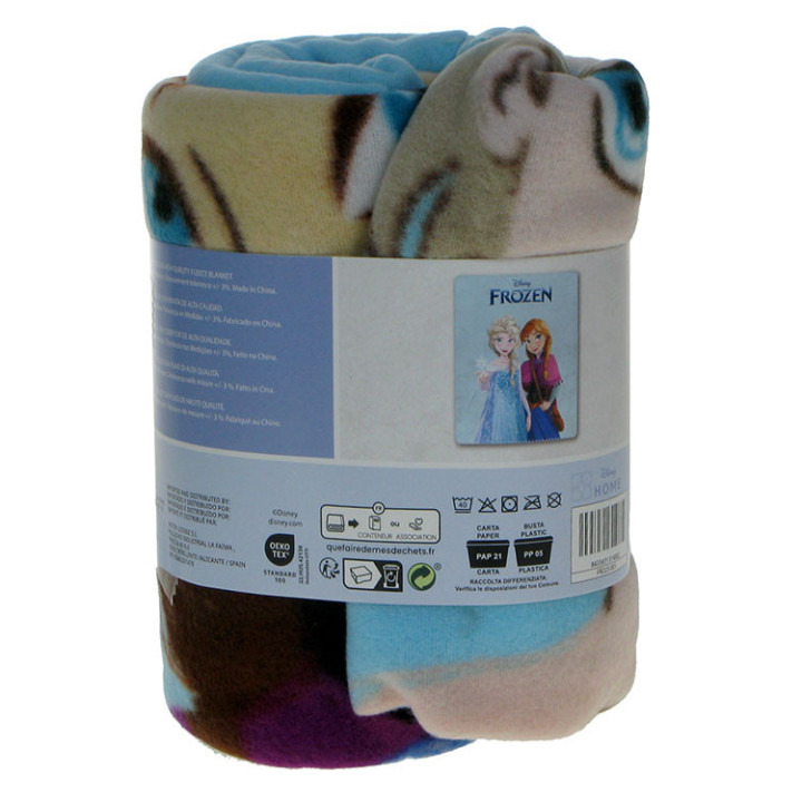 Koc polarowy Frozen: Kraina Lodu - Siostry Anna i Elsa