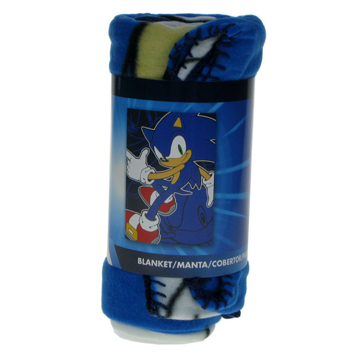 Koc polarowy: Sonic the Hedgehog 100x140cm