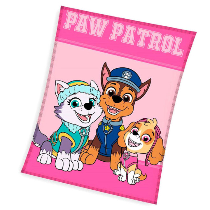 Koc polarowy Psi Patrol: Chase, Skye i Everest