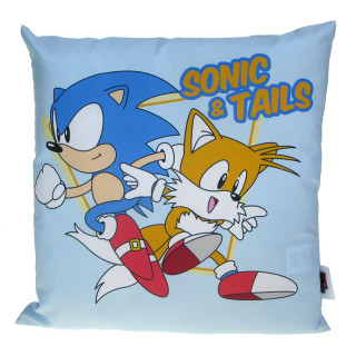 Sonic the Hedgehog - miękka poduszka dekoracyjna Sonic i Tails