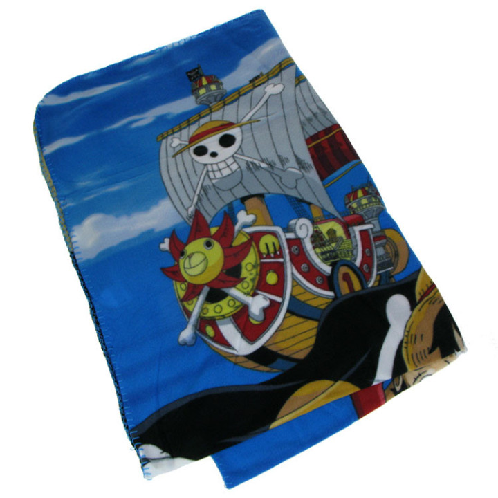 Koc polarowy One Piece: Monkey D. Luffy i statek Thousand Sunny