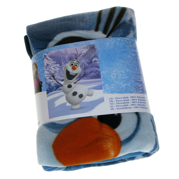 Koc polarowy Frozen II : Kraina Lodu II - Bałwanek Olaf 130cm x 170cm
