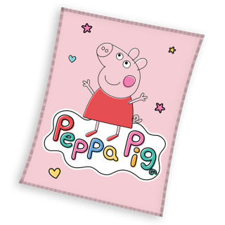 Koc pluszowy Świnka Peppa 110cm x 140cm