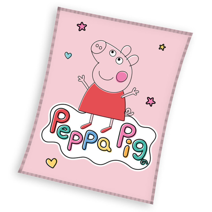 Koc pluszowy Świnka Peppa 110cm x 140cm