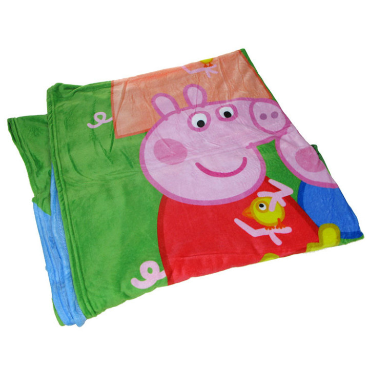Koc pluszowy Świnka Peppa 150cm x 200cm