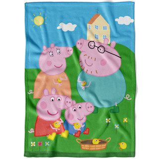 Koc pluszowy Świnka Peppa 150cm x 200cm