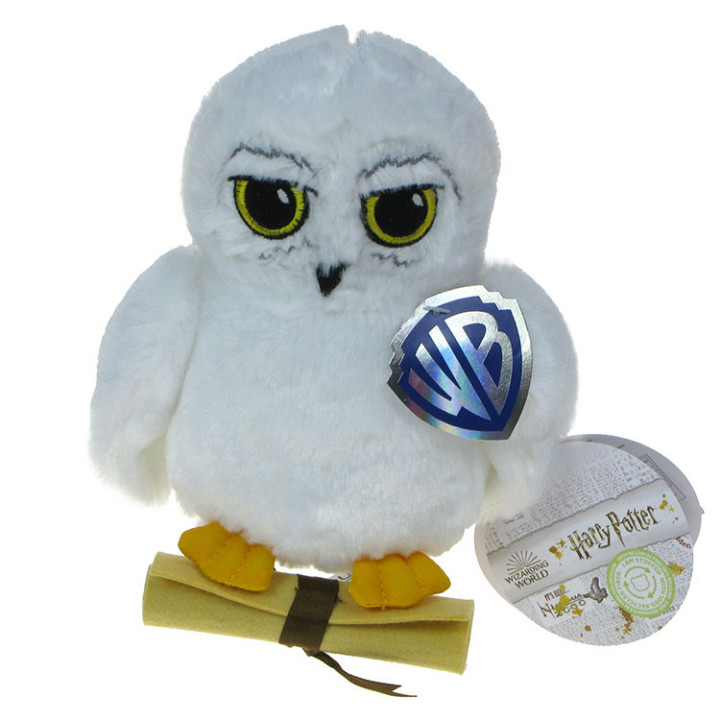 Harry Potter - maskotka sowa Hedwiga z listem z Hogwartu 20cm