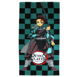Ręcznik kąpielowy, plażowy Demon Slayer (Miecz zabójcy demonów)