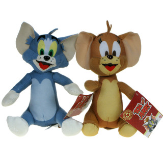 Tom i Jerry - bajkowy komplet maskotek: myszka Jerry i kot Tom