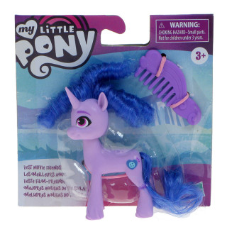 My Little Pony (Nowe pokolenie) - figurka z grzebyczkiem: Kucyk Izzy Moonbow