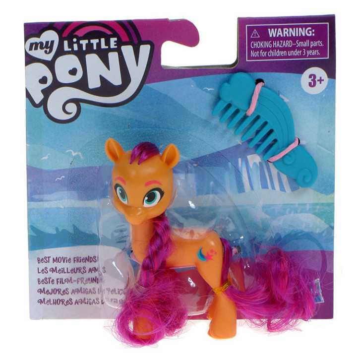 My Little Pony (Nowe pokolenie) - figurka z grzebyczkiem: Kucyk Sunny Starscout