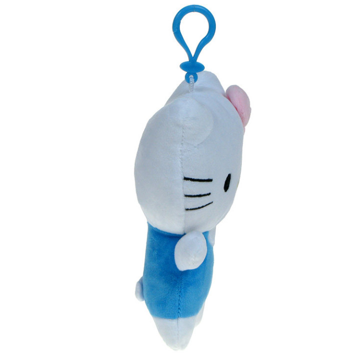 Hello Kitty - maskotka kotka Kitty z breloczkiem 18cm (niebieska)