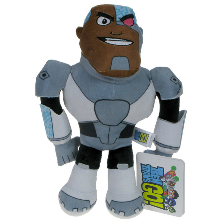 Młodzi Tytani Akcja! : Teen Titans Go! - maskotka Cyborg 33cm
