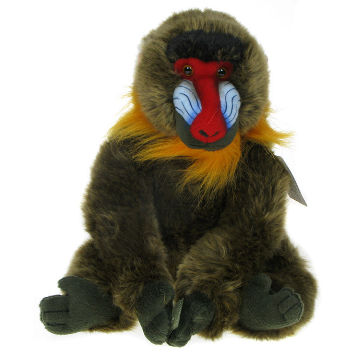 Maskotka Małpa mandryl 38cm Eco-Friendly
