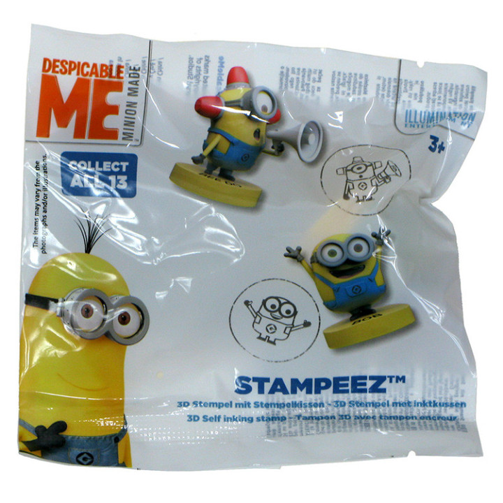 Minionki: saszetka niespodzianka: Figurka - stempelek