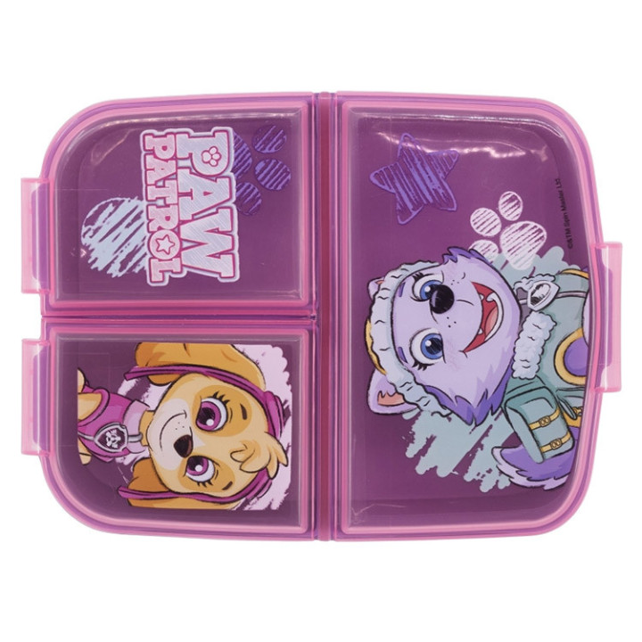 Śniadaniówka trzykomorowa - Paw Patrol : Psi Patrol: Everest i Skye (45203)