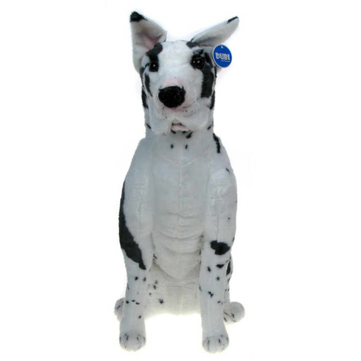 Maskotka Pies Dog niemiecki (Arlekin) siedzący 60cm
