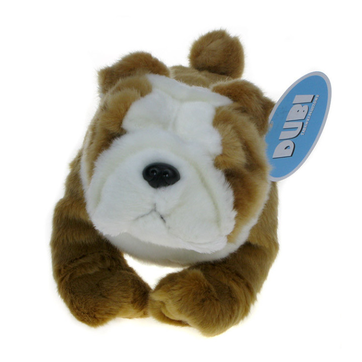 Maskotka Piesek buldog stojący 30cm