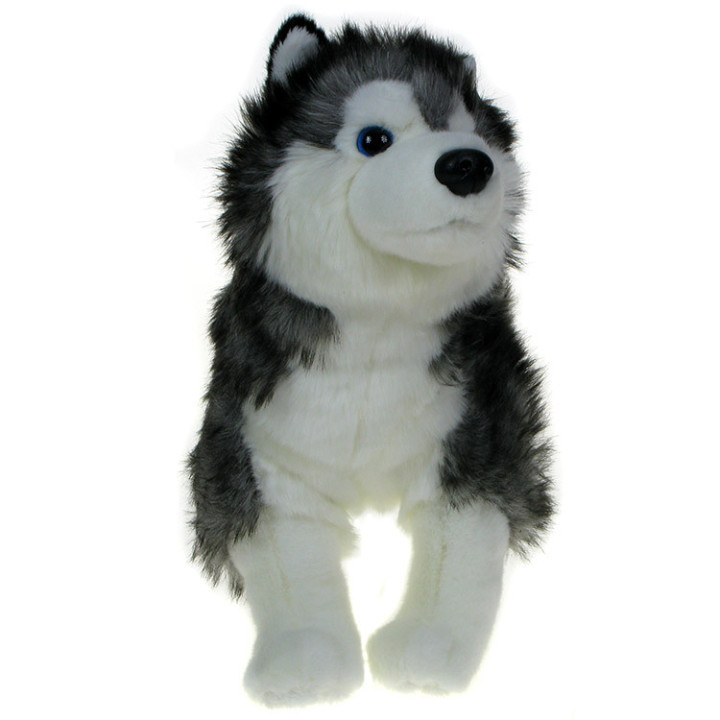 Maskotka Pies husky stojący 28/30cm