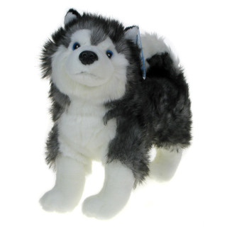 Maskotka Pies husky stojący 28/30cm